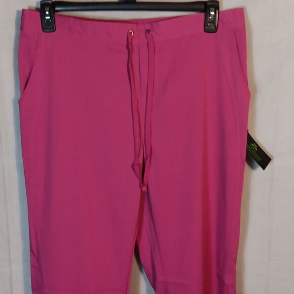 Natural Uniforns Pink Drawstring Women's Scrub Pants - Picture 2 of 7